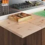 Armarios 2 uds para garaje madera ingeniería marrón roble by , Armarios industriales - Ref: Foro24-3328266, Price: 69,79 €, D...