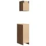 Armarios 2 uds para garaje madera ingeniería marrón roble by , Armarios industriales - Ref: Foro24-3328266, Price: 69,79 €, D...
