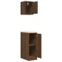 Armarios 2 uds para garaje madera ingeniería marrón roble de , Armarios industriales - Ref: Foro24-3328293, Precio: 75,26 €, ...