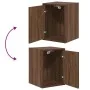 Armarios 2 uds para garaje madera ingeniería marrón roble de , Armarios industriales - Ref: Foro24-3328293, Precio: 75,26 €, ...