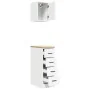 Armarios 2 uds para garaje madera de ingeniería blanco von , Armarios industriales - Ref: Foro24-3328314, Preis: 89,32 €, Rab...