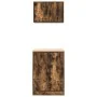 Armarios 2 uds para garaje madera ingeniería roble ahumado by , Armarios industriales - Ref: Foro24-3328309, Price: 130,69 €,...