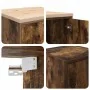 Armarios 2 uds para garaje madera ingeniería roble ahumado by , Armarios industriales - Ref: Foro24-3328309, Price: 130,69 €,...