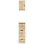 Armarios 2 uds para garaje madera de ingeniería roble sonoma by , Armarios industriales - Ref: Foro24-3328316, Price: 97,77 €...