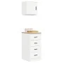 Armarios 2 uds para garaje madera de ingeniería blanco von , Armarios industriales - Ref: Foro24-3328323, Preis: 102,87 €, Ra...