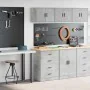Armarios 2 uds para garaje madera de ingeniería ris hormigón von , Armarios industriales - Ref: Foro24-3328335, Preis: 146,29...