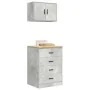 Armarios 2 uds para garaje madera de ingeniería ris hormigón von , Armarios industriales - Ref: Foro24-3328335, Preis: 146,29...