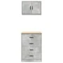 Armarios 2 uds para garaje madera de ingeniería ris hormigón von , Armarios industriales - Ref: Foro24-3328335, Preis: 146,29...