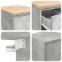 Armarios 2 uds para garaje madera de ingeniería ris hormigón von , Armarios industriales - Ref: Foro24-3328335, Preis: 146,29...