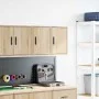 Armarios de pared 2 uds para garaje madera de ingeniería by , Armarios industriales - Ref: Foro24-860612, Price: 42,60 €, Dis...