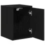 Armarios de pared 2 uds para garaje madera de ingeniería negro de , Armarios industriales - Ref: Foro24-860610, Precio: 44,92...