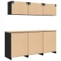 Armarios 6 uds para garaje madera de ingeniería negro von , Armarios industriales - Ref: Foro24-3328342, Preis: 518,81 €, Rab...