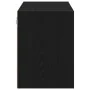 Armarios de pared 2 uds para garaje madera de ingeniería negro by , Armarios industriales - Ref: Foro24-860646, Price: 98,76 ...