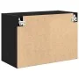 Armarios de pared 2 uds para garaje madera de ingeniería negro by , Armarios industriales - Ref: Foro24-860646, Price: 98,76 ...