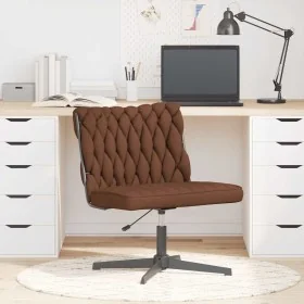 Silla de oficina giratoria de tela marrón de , Sillas - Ref: Foro24-4105404, Precio: 108,14 €, Descuento: %