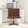 Silla de oficina giratoria de tela marrón de , Sillas - Ref: Foro24-4105404, Precio: 109,77 €, Descuento: %