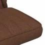 Silla de oficina giratoria de tela marrón de , Sillas - Ref: Foro24-4105404, Precio: 109,77 €, Descuento: %