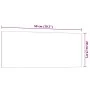 Pizarra magnética de pared vidrio templado blanco 50x20 cm by , White boards - Ref: Foro24-4008630, Price: 19,48 €, Discount: %