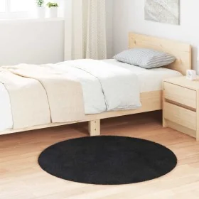 Alfombra peluda de pelo largo NAVARRA negra 100x100cm poliéster von , Teppiche - Ref: Foro24-4102894, Preis: 21,25 €, Rabatt: %