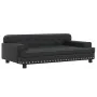 Cama para perros de cuero sintético negra 90x53x30 cm de , Camas para perros - Ref: Foro24-171876, Precio: 111,27 €, Descuent...