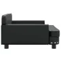 Cama para perros de cuero sintético negra 90x53x30 cm de , Camas para perros - Ref: Foro24-171876, Precio: 111,27 €, Descuent...