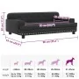 Cama para perros de cuero sintético negra 90x53x30 cm de , Camas para perros - Ref: Foro24-171876, Precio: 111,27 €, Descuent...