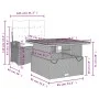Set comedor de jardín 2 pzas con cojines ratán sintético negro by , Garden sets - Ref: Foro24-3277391, Price: 334,82 €, Disco...