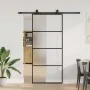 Puerta corredera con set herrajes negro 90x205 cm vidrio ESG by , Doors - Ref: Foro24-3375799, Price: 247,42 €, Discount: %