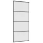 Puerta corredera con set herrajes negro 90x205 cm vidrio ESG by , Doors - Ref: Foro24-3375799, Price: 247,42 €, Discount: %