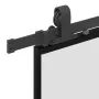 Puerta corredera con set herrajes negro 90x205 cm vidrio ESG by , Doors - Ref: Foro24-3375799, Price: 247,42 €, Discount: %