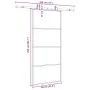 Puerta corredera con set herrajes negro 90x205 cm vidrio ESG by , Doors - Ref: Foro24-3375799, Price: 247,42 €, Discount: %