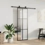 Puerta corredera con juego herrajes negro 76x205 cm ESG vidrio von , Türen - Ref: Foro24-3375784, Preis: 238,82 €, Rabatt: %