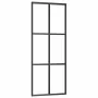 Puerta corredera con juego herrajes negro 76x205 cm ESG vidrio von , Türen - Ref: Foro24-3375784, Preis: 238,82 €, Rabatt: %