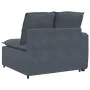 Sofá modular con reposabrazos y cojines gris oscuro 100 cm de , Unidades para sofás seccionales - Ref: Foro24-4104400, Precio...
