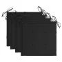 Sillas de jardín 4 unidades con cojines madera maciza teca by , Garden chairs - Ref: Foro24-3078561, Price: 540,11 €, Discoun...