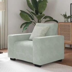 Sillón sofá gris claro 60 cm terciopelo by , Sofas - Ref: Foro24-4105247, Price: 164,83 €, Discount: %