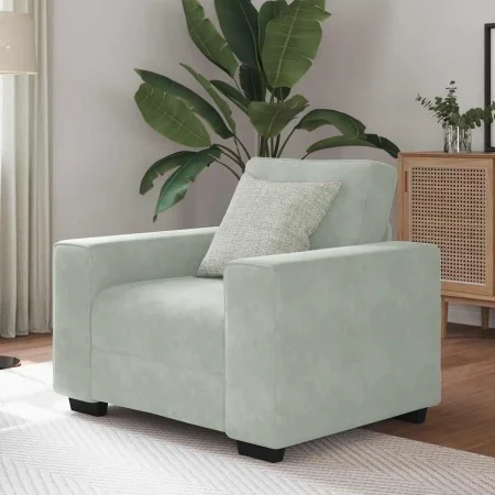 Sillón sofá gris claro 60 cm terciopelo by , Sofas - Ref: Foro24-4105247, Price: 165,32 €, Discount: %