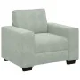 Sillón sofá gris claro 60 cm terciopelo by , Sofas - Ref: Foro24-4105247, Price: 165,32 €, Discount: %