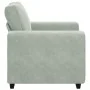 Sillón sofá gris claro 60 cm terciopelo by , Sofas - Ref: Foro24-4105247, Price: 165,32 €, Discount: %