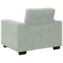 Sillón sofá gris claro 60 cm terciopelo by , Sofas - Ref: Foro24-4105247, Price: 165,32 €, Discount: %