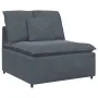 Sofá modular con cojines gris oscuro de , Unidades para sofás seccionales - Ref: Foro24-3321100, Precio: 644,51 €, Descuento: %