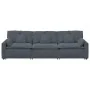 Sofá modular con cojines gris oscuro de , Unidades para sofás seccionales - Ref: Foro24-3321100, Precio: 644,51 €, Descuento: %