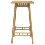 Mesa de bar para exterior cuadrada de bambú 55x55x100 cm by , Garden sets - Ref: Foro24-4108229, Price: 88,50 €, Discount: %