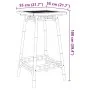 Mesa de bar para exterior cuadrada de bambú 55x55x100 cm by , Garden sets - Ref: Foro24-4108229, Price: 88,50 €, Discount: %
