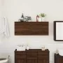 Mueble de pared baño madera ingeniería roble marrón 100x25x40cm de , Tocadores de baño - Ref: Foro24-860109, Precio: 79,69 €,...