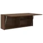 Mueble de pared baño madera ingeniería roble marrón 100x25x40cm de , Tocadores de baño - Ref: Foro24-860109, Precio: 79,69 €,...