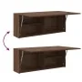 Mueble de pared baño madera ingeniería roble marrón 100x25x40cm de , Tocadores de baño - Ref: Foro24-860109, Precio: 79,69 €,...
