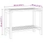 Mesa auxiliar de baño madera maciza de teca 60x30x45 cm von , Badezimmerzubehör - Ref: Foro24-340752, Preis: 61,13 €, Rabatt: %