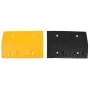 Badén de velocidad 4 uds caucho amarillo y negro 97x32,5x4 cm by , Road and traffic signs - Ref: Foro24-3157044, Price: 219,8...