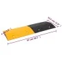 Badén de velocidad 4 uds caucho amarillo y negro 97x32,5x4 cm by , Road and traffic signs - Ref: Foro24-3157044, Price: 219,8...
